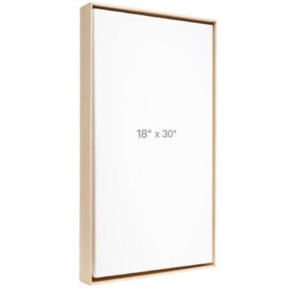 18 x 30" Floater Frame - Oak - 1.5" depth