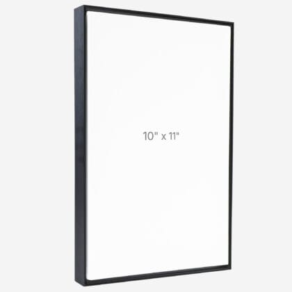 Cadre Flottant 10" x 11" - Noir - 0.75" profond.