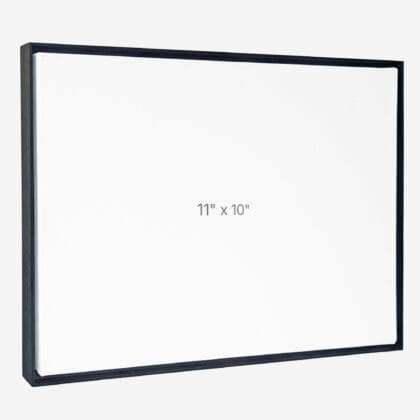 11 x 10" Floater Frame - Black - 0.75" depth
