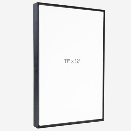 11 x 12" Floater Frame - Black - 0.75" depth