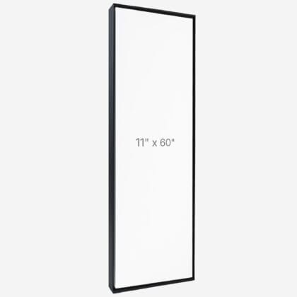 11 x 60" Floater Frame - Black - 0.75" depth