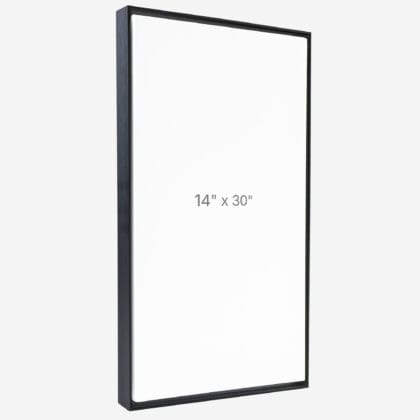 14 x 30" Floater Frame - Black - 0.75" depth