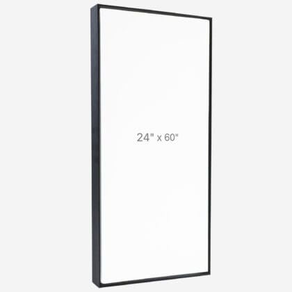24 x 60" Floater Frame - Black - 0.75" depth