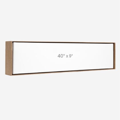 40 x 9" Floater Frame - Walnut - 1.5" depth