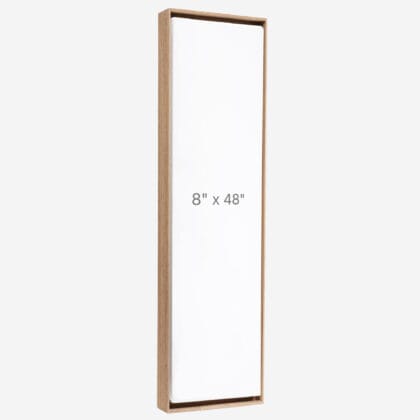 Cadre Flottant 8" x 48" - Noyer - 0.75" profond.